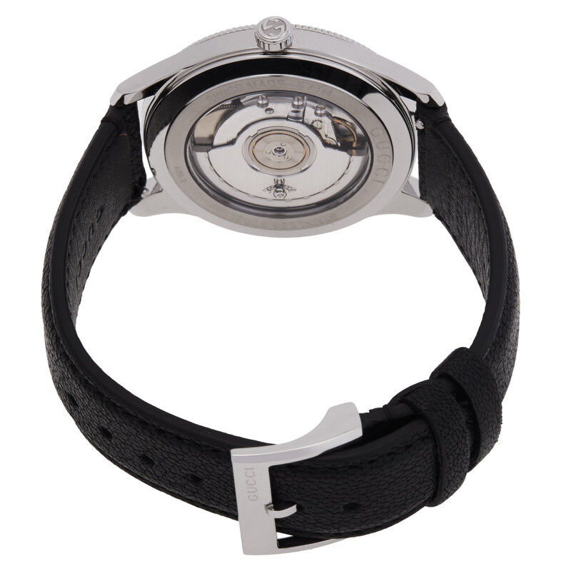 Gucci G-Timeless Automatic Black Dial Watch YA126365 7319035024688