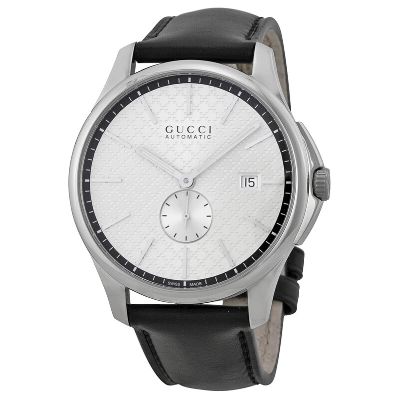 Gucci G-Timeless Automatic Silver Dial Men's Watch YA126313