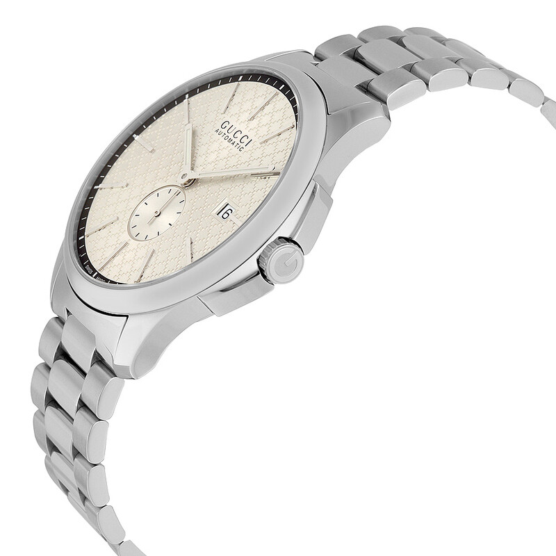 Gucci G-Timeless Automatic Silver Dial Men's Watch YA126320