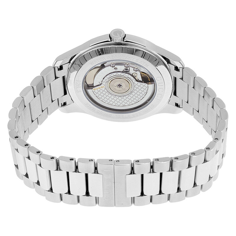Gucci G-Timeless Automatic Silver Dial Men's Watch YA126320