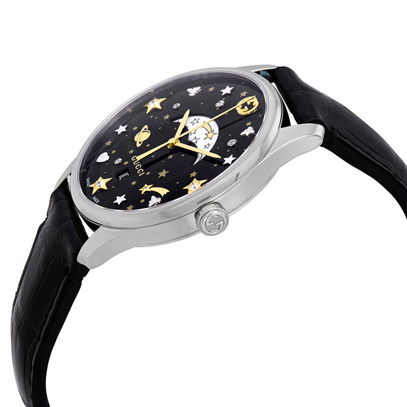 グッチ GUCCI 126.4/YA1264091 Gタイムレス ムーンフェイズ クォーツ レディース 内箱・保証書付き_944908 中古【126.4】グッチ（GUCCI） Gタイムレス ムーンフェイズ デイト