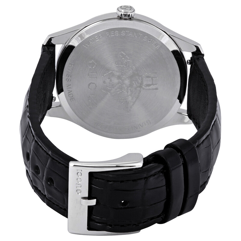 Gucci G-Timeless Black Diamonds Dial Ladies Moonphase Watch