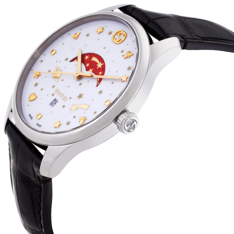 Gucci G-Timeless Large Quartz White Dial Men's Watch YA126325