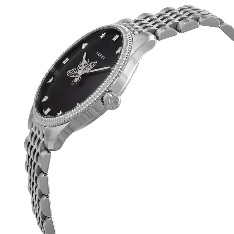 Gucci G-Timeless Quartz Black Dial Unisex Watch YA1264154