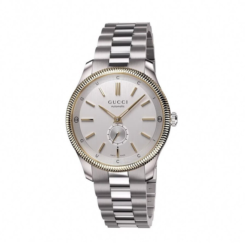 Gucci G-Timeless Quartz Silver Dial Men's Watch YA126390 - Watches