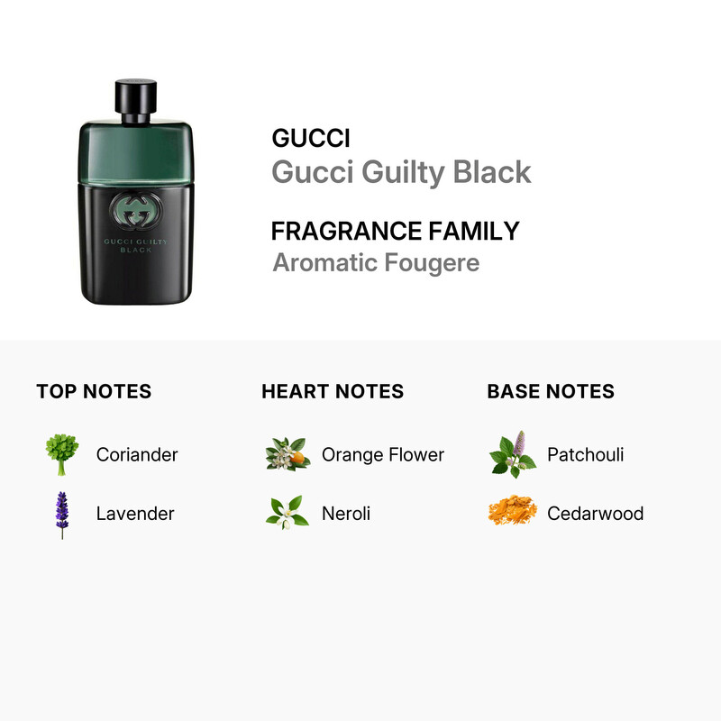 Gucci Guilty Black Men / Gucci EDT Spray 1.6 oz (50 ml) (m