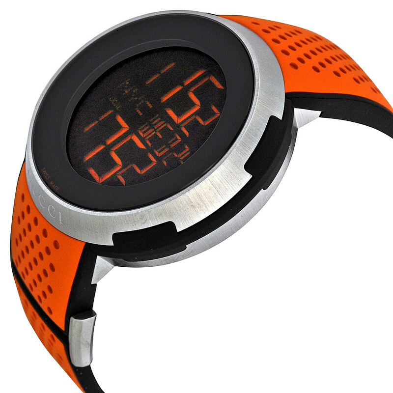 Gucci I-Gucci Sport XXL Digital Black Dial Men's Watch YA114104