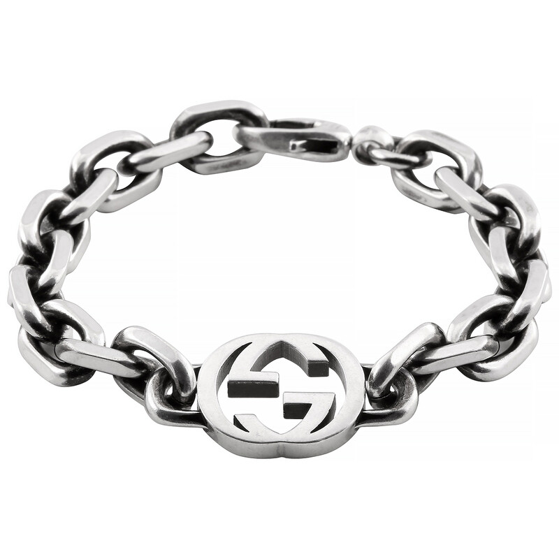Gucci Interlocking G Bracelet, Size 20 YBA6270680010 - Jewelry