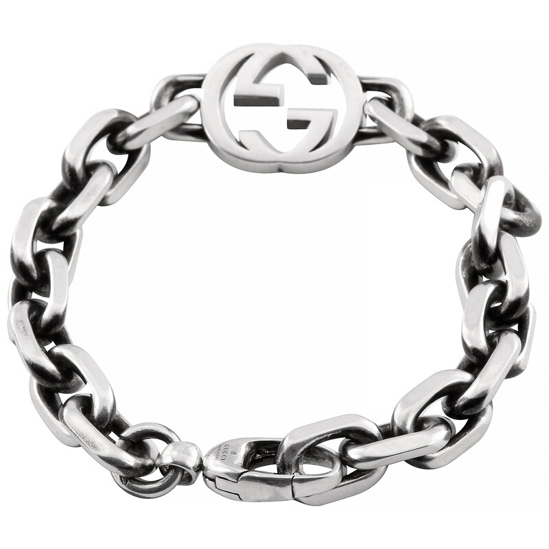 Gucci Interlocking G Bracelet, Size 19 YBA6270680010 - Jewelry