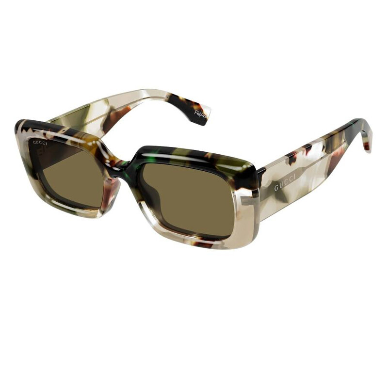 小物 GUCCI Sunglasses l Logo Clear Khaki Gucci Sunglasses GG1593S 002