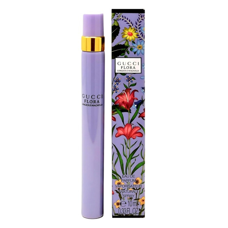 Gucci Ladies Flora Gorgeous Magnolia EDP Spray 0.33 oz Fragrances