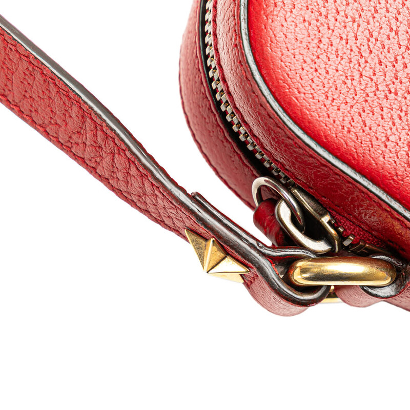 Gucci Pre-owned Gucci - Leather Animalier Web Disco Crossbody