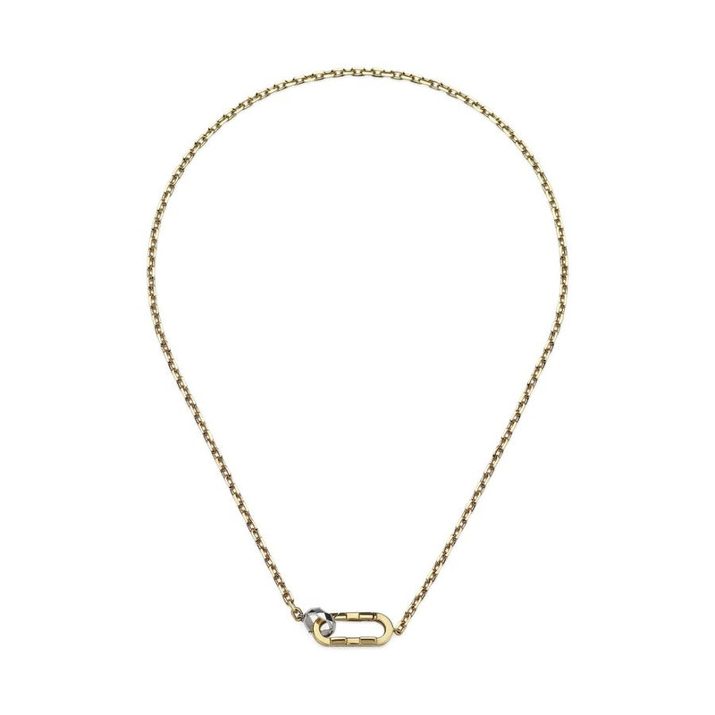 Gucci Link To Love 18ct Yellow Gold Chain Necklace - YBB786671001