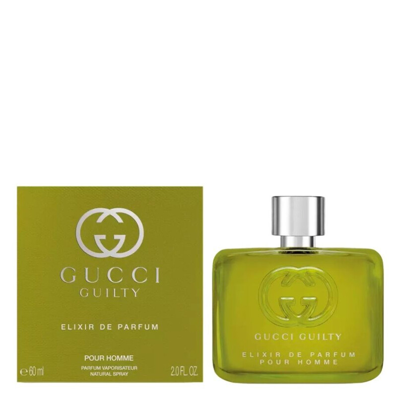 Gucci Men's Guilty Elixir de Parfum pour Homme Guilty Elixir de Parfum Extrait de Parfum Spray 2.0 oz Fragrances 3616304175893