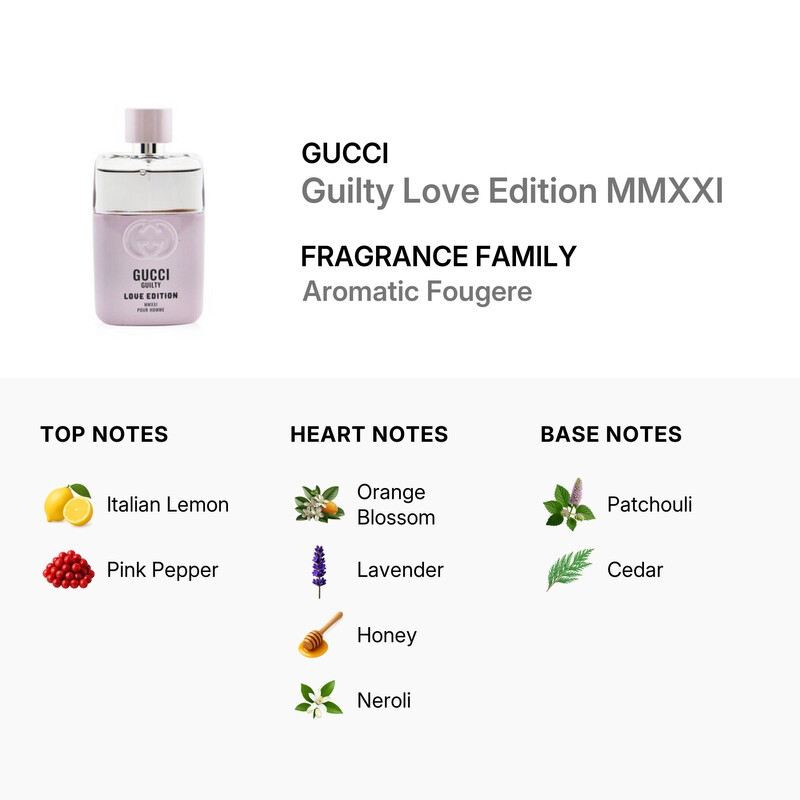 Gucci Men's Guilty Love Edition MMXXI EDT Spray 1.6 oz Fragrances