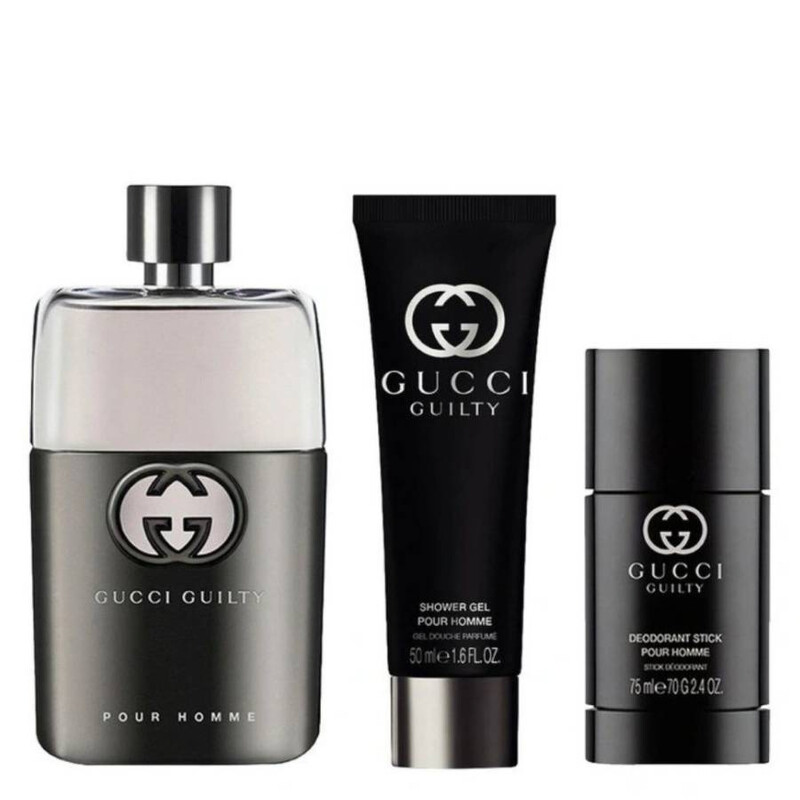 Gucci Men's Guilty Pour Homme 3pcs EDT Gift Set Fragrances