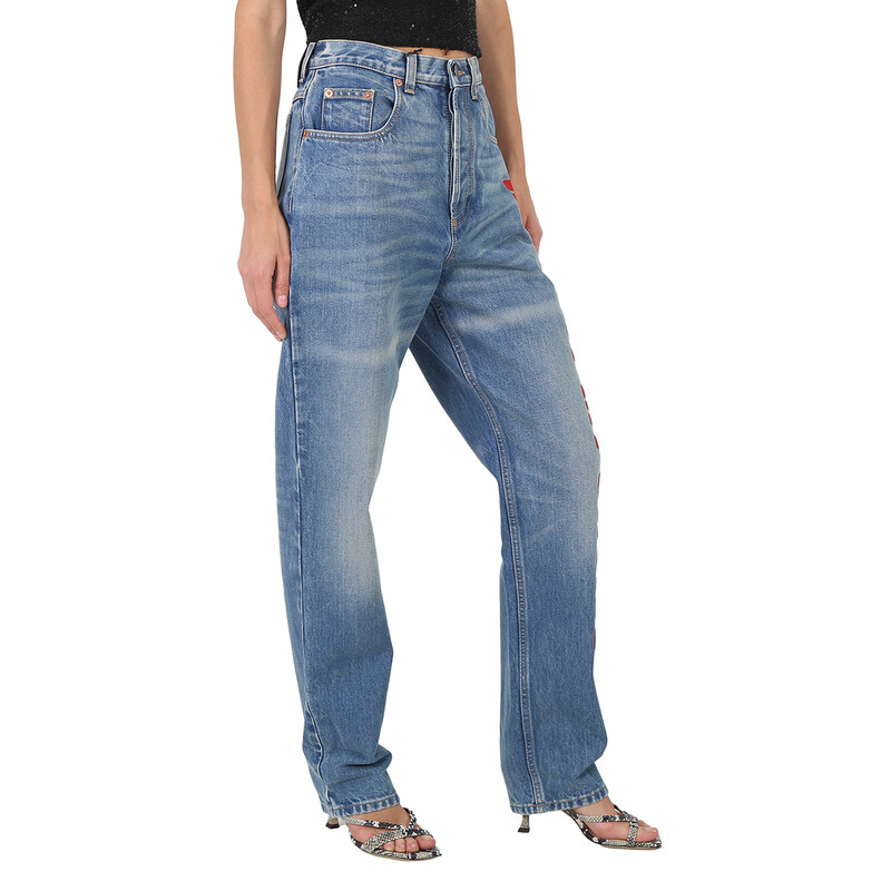 Gucci My Body My Choice Straight Leg Jeans, Waist Size 24 Gucci My Body My Choice Straight Leg Jeans, Waist Size 24