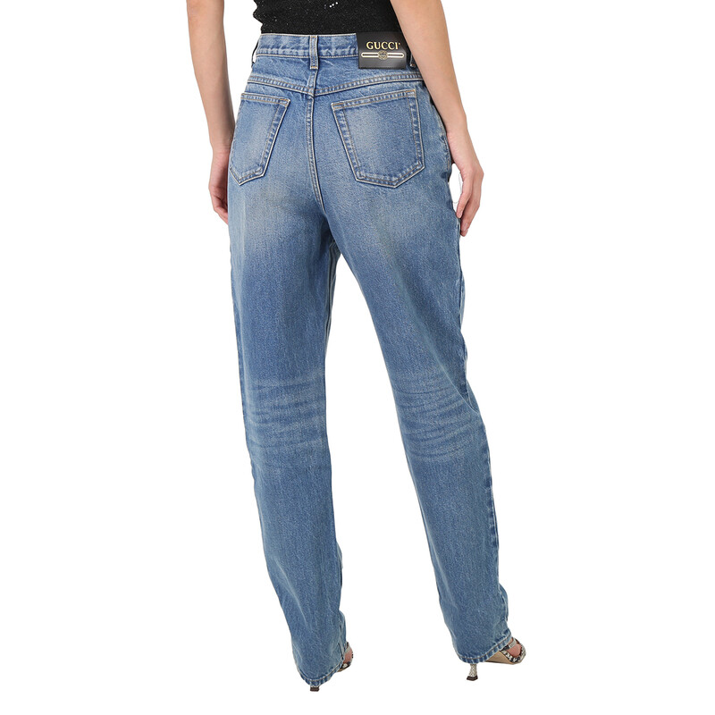 Gucci My Body My Choice Straight Leg Jeans, Waist Size 24 Gucci My Body My Choice Straight Leg Jeans, Waist Size 24