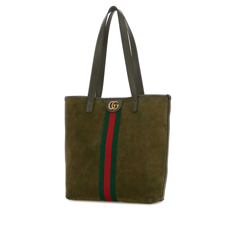 Gucci Olive Green Suede Ophidia Shopping Bag 834465AAE1D 3055