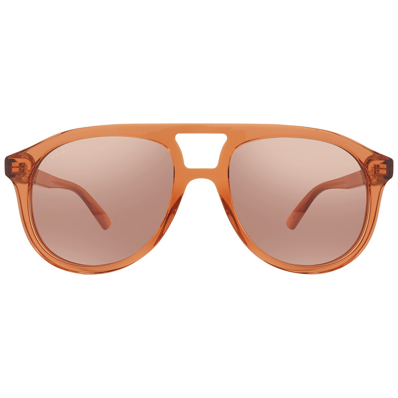 Gucci Orange Pilot Men's Sunglasses GG1320S 002 54 889652412016