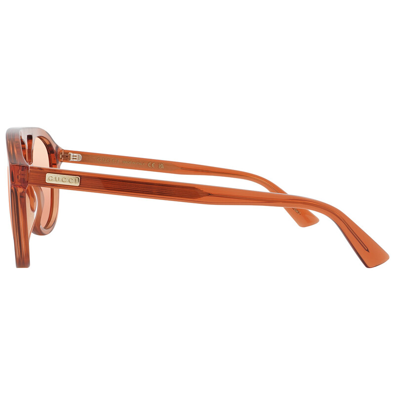 Gucci Orange Pilot Men's Sunglasses GG1320S 002 54 889652412016