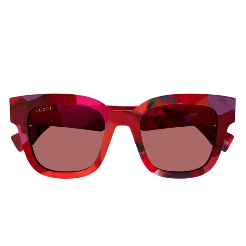 Gucci Orange Square Ladies Sunglasses GG1624S 001 52 889652474069