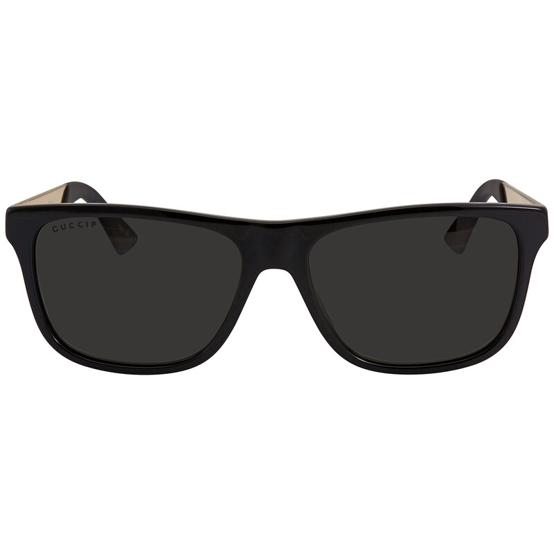 Gucci Polarized Grey Rectangular Men display picture 1