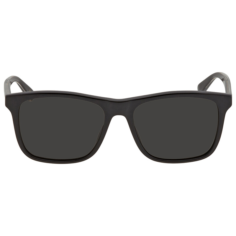 Gucci Polarized Grey Square Men's Sunglasses GG0381SN 007 57