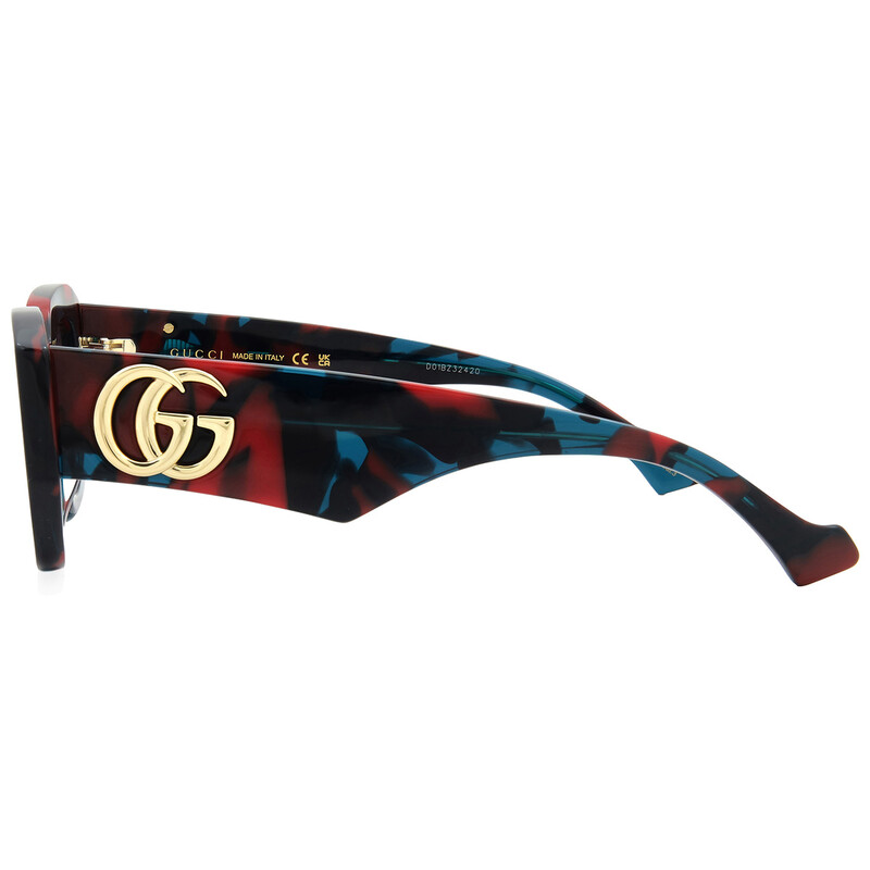 Gucci Purple Geometric Ladies Sunglasses GG1421S 003 51