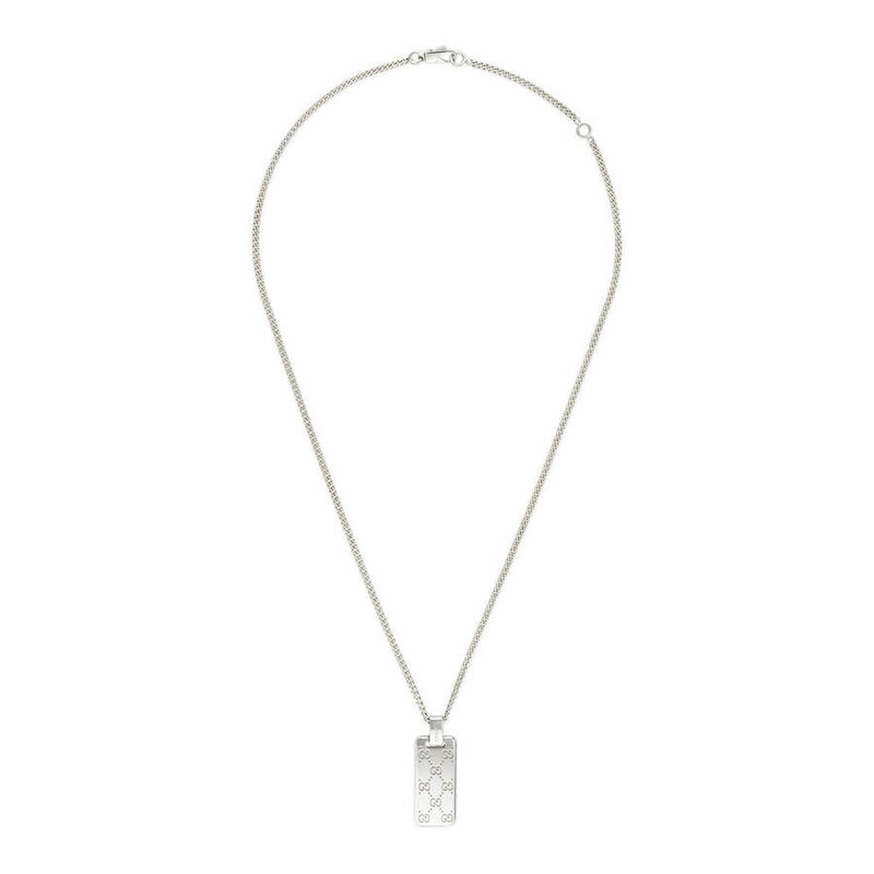 T*e様 GUCCIネックレス Gucci Signature GG Dog Tag Necklace - YBB814852001 - Jewelry