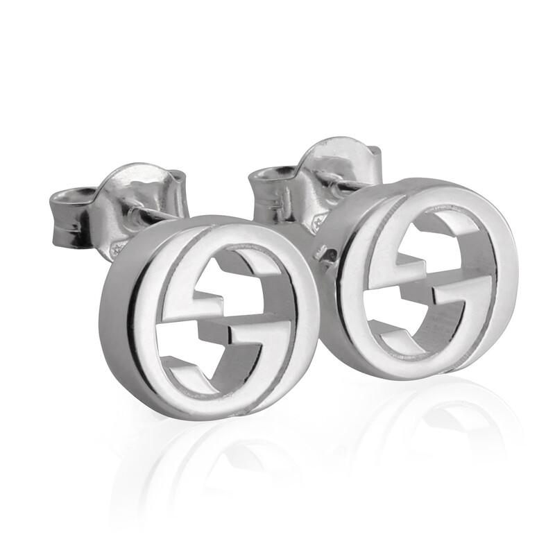 Gucci Silver interlocking G earrings YBD356289001 - Jewelry