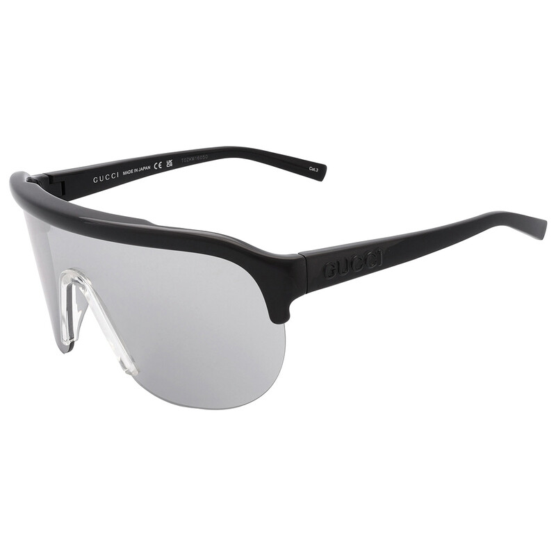 Gucci Silver Shield Men's Sunglasses GG1645S 003 99 889652489674