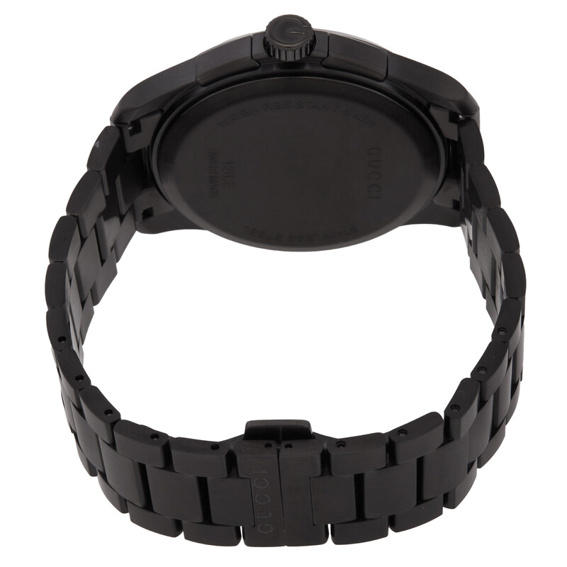 Gucci Timeless Chronograph Quartz Black Dial Men's Watch YA126274