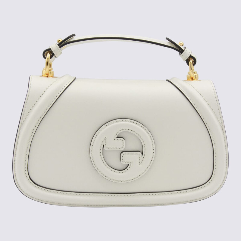Gucci White Leather Blondie Medium Shoulder Bag 815714AAEC2_9050