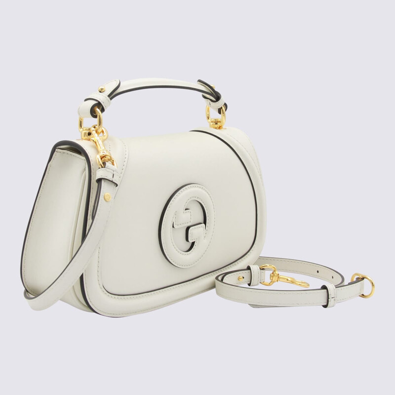 Gucci White Leather Blondie Medium Shoulder Bag 815714AAEC2_9050