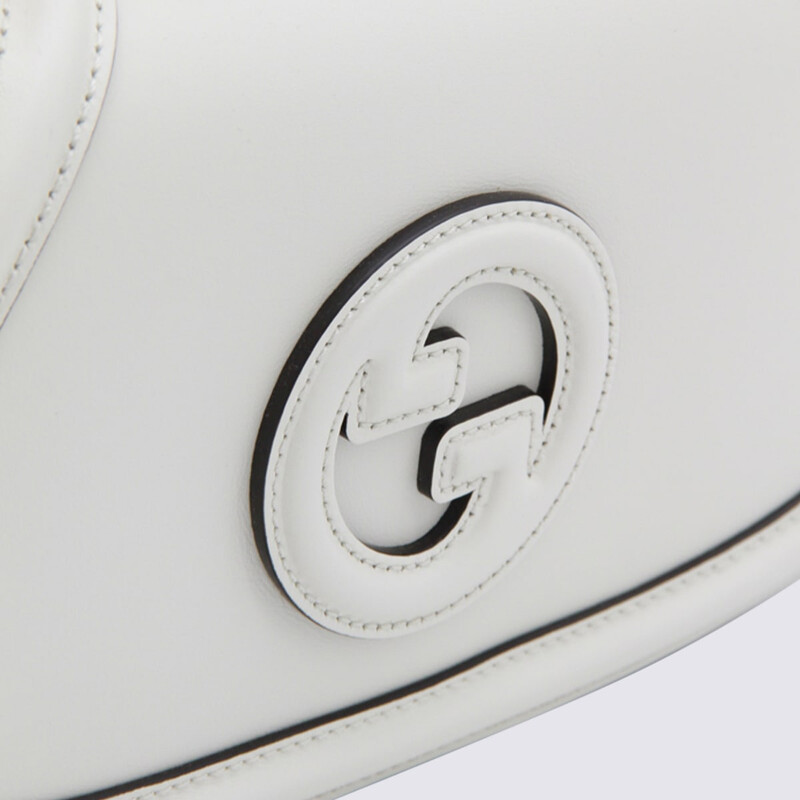 Gucci White Leather Blondie Medium Shoulder Bag 815714AAEC2_9050