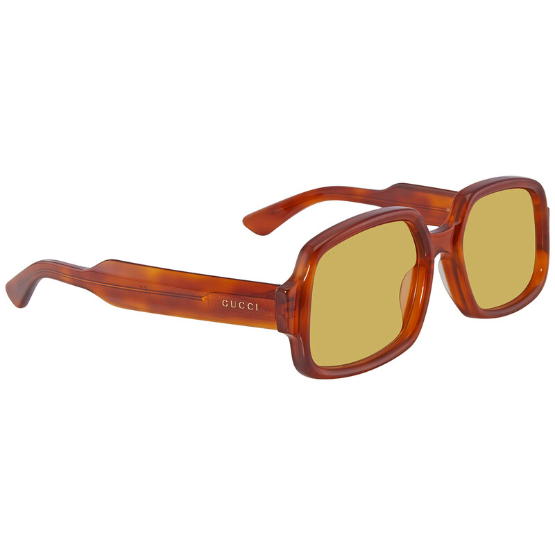 Gucci Yellow Men's Sunglasses GG0704S 002 56 889652275130