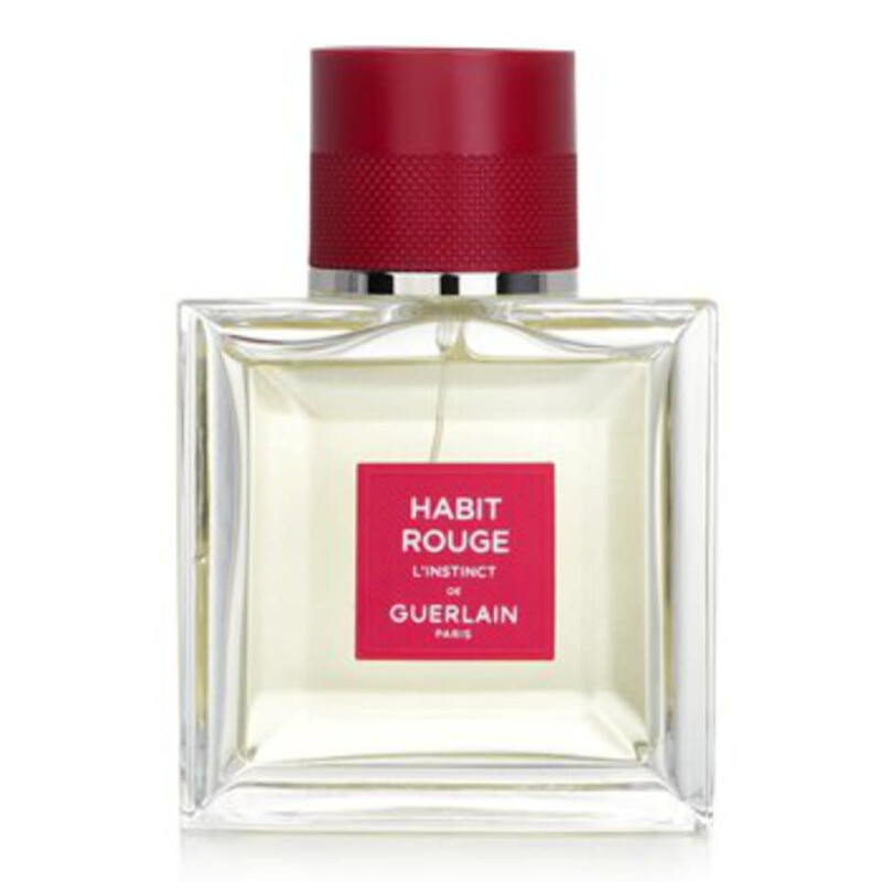 Guerlain Men's Habit Rouge L'Instinct Intense EDT Spray 1.6 oz Fragrances 3346470304987