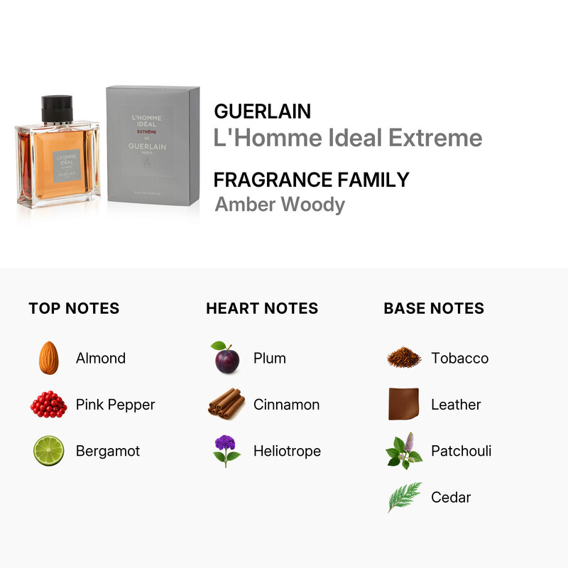 Guerlain Men's L'Homme Ideal Extreme EDP Spray 3.3 oz Fragrances