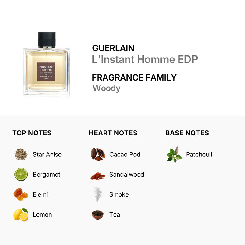 Guerlain Men's L'Instant Homme De Guerlain Paris EDP Spray 3.3 oz