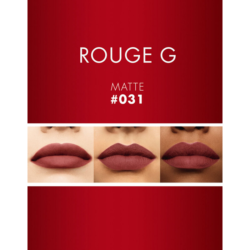 Guerlain Rouge G Matte Lipstick Shade 31 Brownish Rosew 0.12 oz