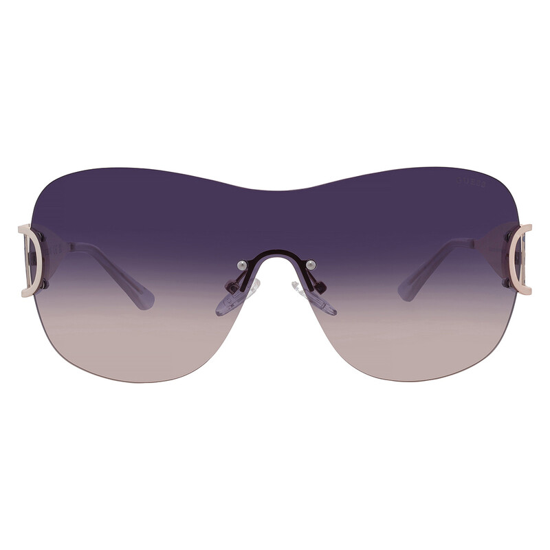 Guess Factory Blue Gradient Shield Ladies Sunglasses GO00038 32W