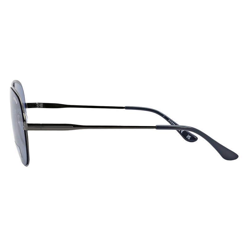 Guess Factory Blue Pilot Unisex Sunglasses GF0208 08V 60