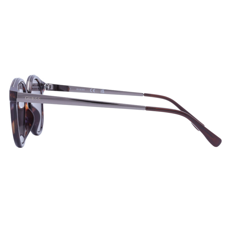 Guess Factory Blue Round Ladies Sunglasses GF0305 53X 51