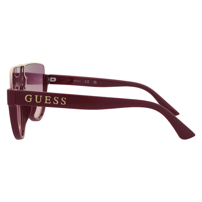 Guess Factory Bordeaux Gradient Shield Ladies Sunglasses  display picture 2