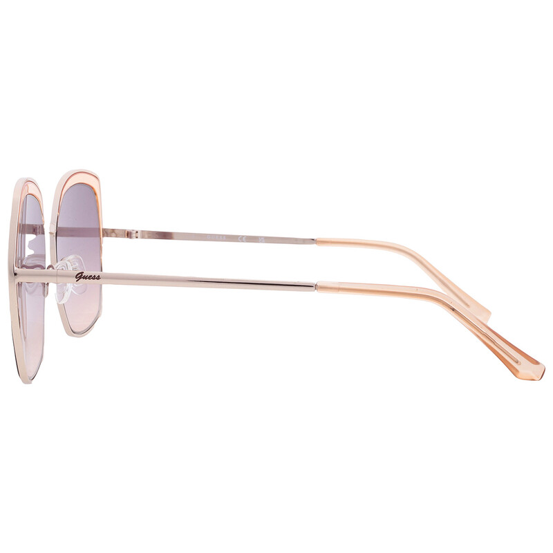 Guess Factory Brown Gradient Butterfly Ladies Sunglasses  display picture 1