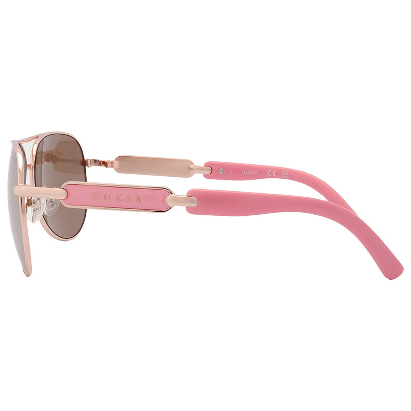 Guess Women’s Vintage Round Metal Pilot Sunglasses – Pink Mirrored New with Case s-l400.jpg main image 2