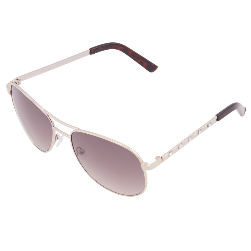Guess Factory Grey Pilot Ladies Sunglasses GF0408 32F 61  display picture 1
