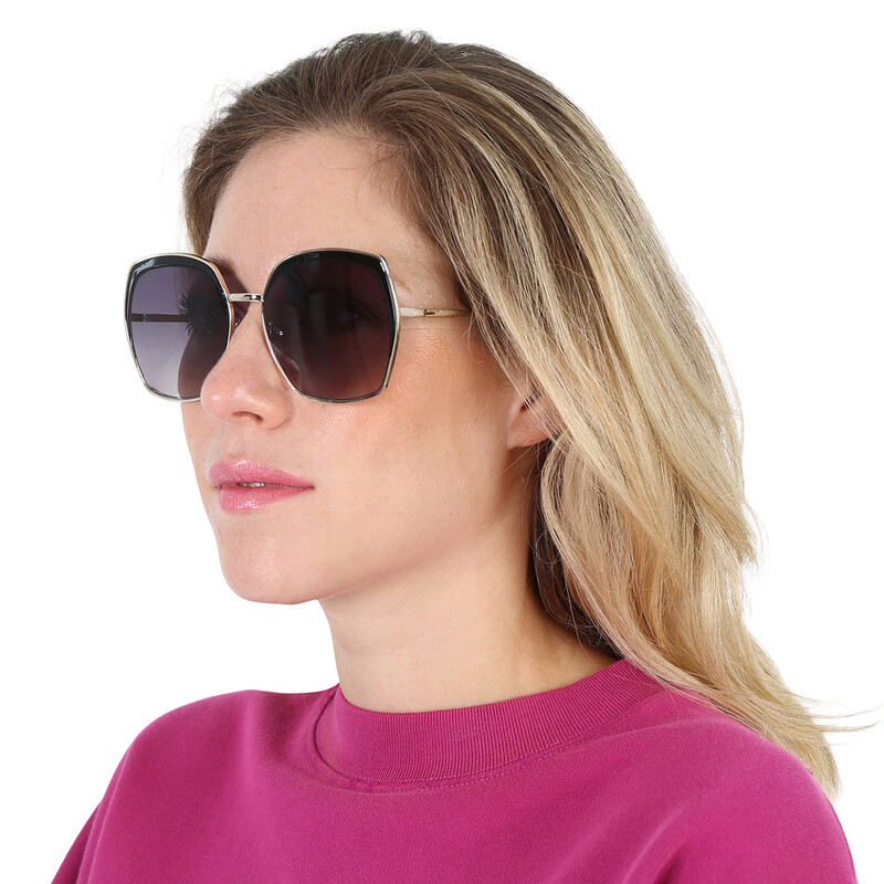 Guess Factory Smoke Gradient Butterfly Ladies Sunglasses  display picture 1