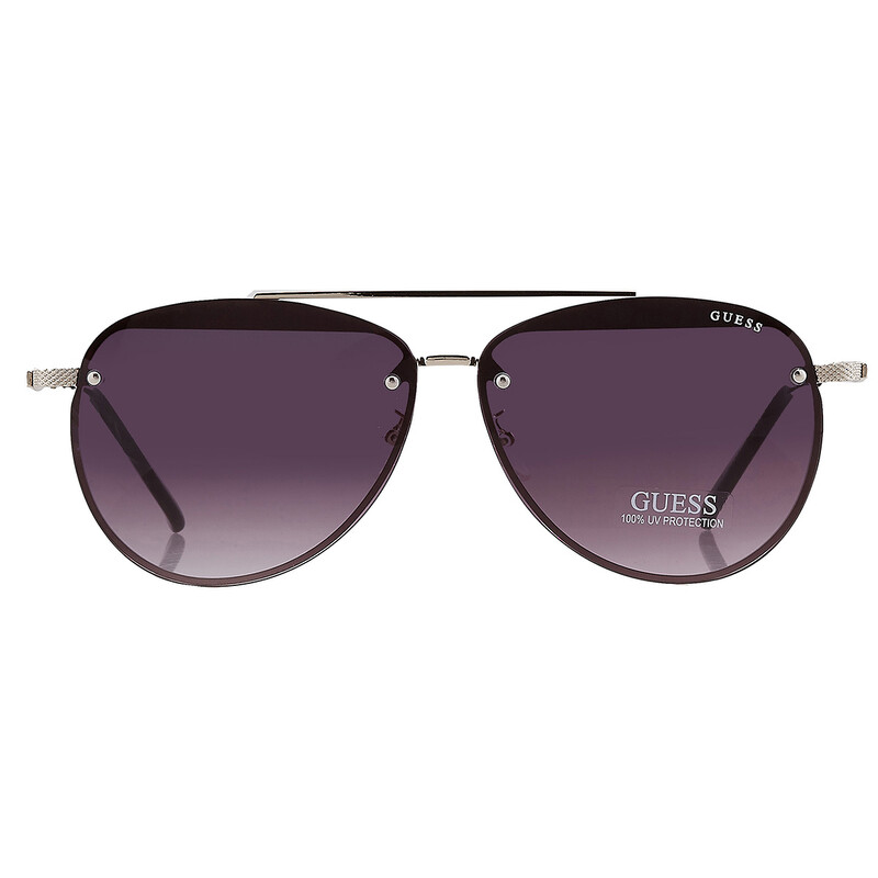 Guess Factory Smoke Gradient Pilot Ladies Sunglasses GF0386 10B 63